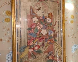 Large 3D Handmade Artwork Scene In A Shadowbox Frame