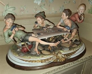 Works Of Art Italy 228 Figurine On Wooden Base