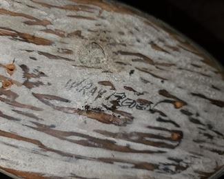 Hand Carved Wooden Duck Decoy Signed By "W. Ray Freden"