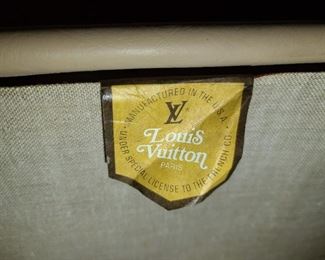 Genuine Louis Vuitton Luggage Bag With Buckles & Handle