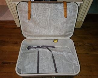 Genuine Louis Vuitton Luggage Bag With Buckles & Handle