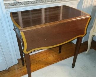 Drop Leaf Wood Table