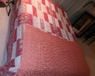 Red And Pink Quilt