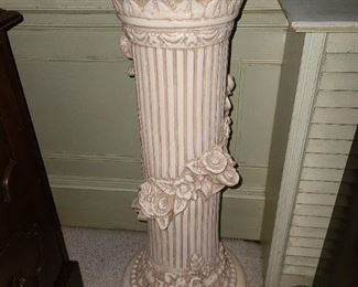 Floral Pedestal Column