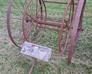Antique Wirt & Knox Manufacturing Co. Hose Cart