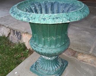 Large Cast Iron Urn