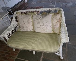 Wicker Loveseat