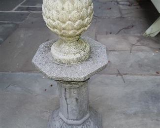 Concrete Pinecone Statue
