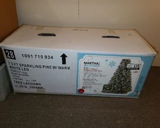 Martha Stewart Living 7.5 Foot Sparkling Pine Tree
