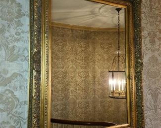 Carved Gold Gilded Mirror