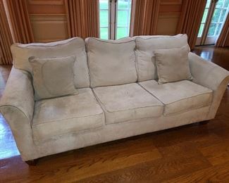 Beautiful Suede Couch