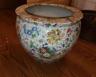 Floral Ceramic Planter Pot