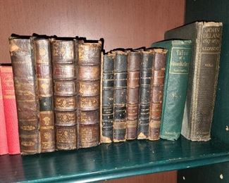 Library Contents (Book Sets, Volumes, Antique Books From the 1800s, Contemporary Books, Etc.)