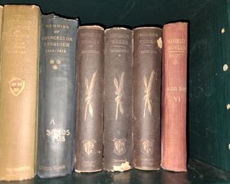 Library Contents (Book Sets, Volumes, Antique Books From the 1800s, Contemporary Books, Etc.)