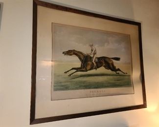Foxhall Horse Racing Framed Print