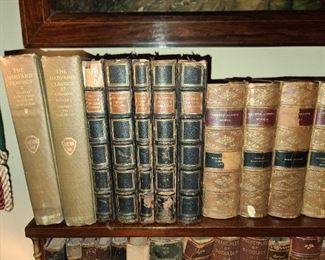 Library Contents (Book Sets, Volumes, Antique Books From the 1800s, Contemporary Books, Etc.)