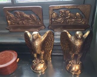 Brass Bookends