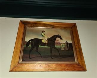 Horse Racing Framed Artwork
