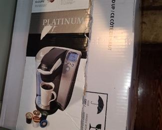 Brand New Keurig Platinum Coffee Maker In Box