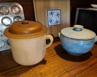 Covered Pottery Bowels