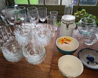 Kitchen Contents (Glassware, China, Etc.)