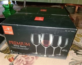 Bormioli Wine Glasses In Box