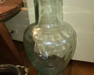 Large Glass Floor Vase
