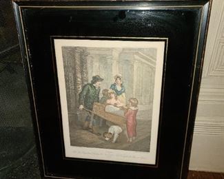 Vintage Cries Of London Framed Print