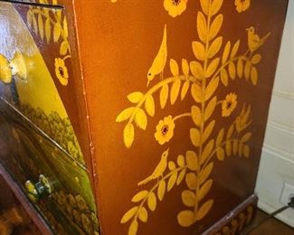 Beautiful Handpainted Country Themed Dresser