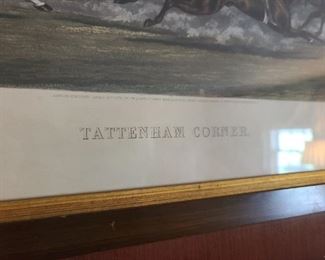 Tattenham Corner Horse Racing Framed Print