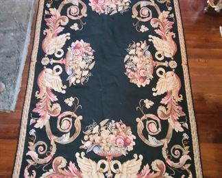 Beautiful Handmade Needlepoint Tapestry Floor Rug