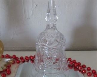 Cut glass bell