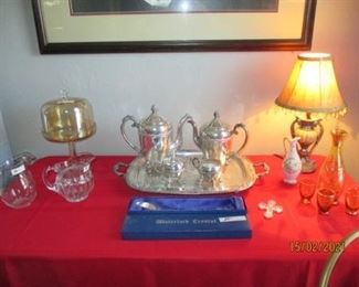 Waterford cake server - Silver plate service 