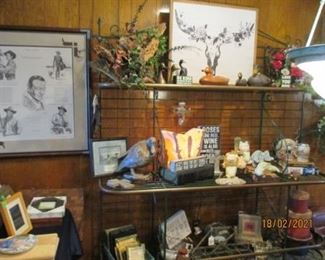 Home Decor.  Metal Display shelving