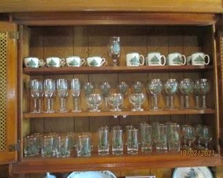 Spode glasses and cups 