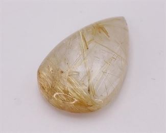 19.83 Carat Natural Rutilated Quartz Gemstone
