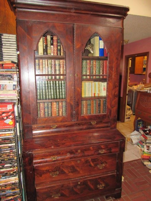 1800s rosewood secretary