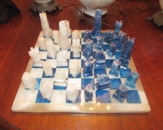 Onyx chess set