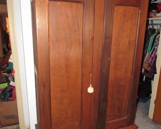 Walnut armoire