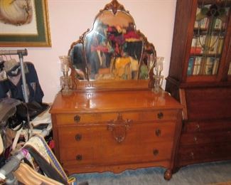 Matching antique dresser