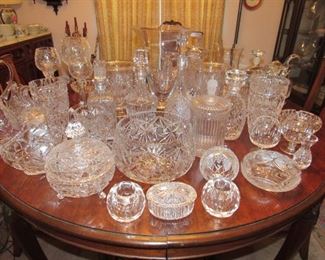 Sparkling clean lead crystal