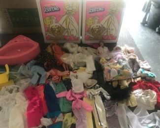 Vintage Barbie Dolls and Clothes 