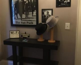Rat pack memorabilia.