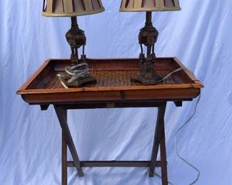 Bamboo Folding Table Lamps