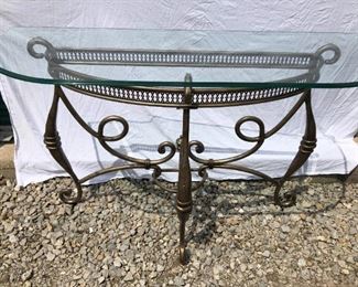 GlassTopped Sofa Table