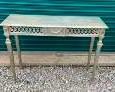 Gold Finished Console Table