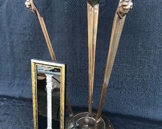 MarbleTopped Table With MCM Print