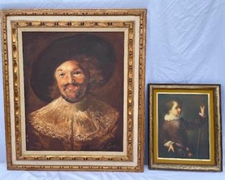 Signed Painting And Print