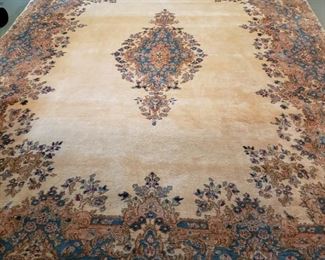 Kerman, There are 2 of these rugs, one is 13.2 x 9.6 and the other is 11.11 x 8.9