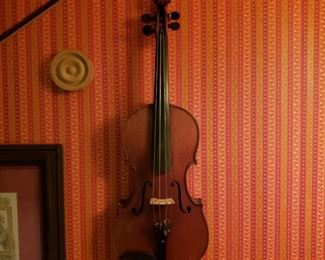 Antonius Stradivarius Cremonensis Faciebat Anno 1720 COPY 4/4 violin with bow